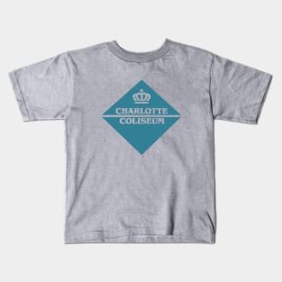 Charlotte Coliseum Retro Vintage Kids T-Shirt